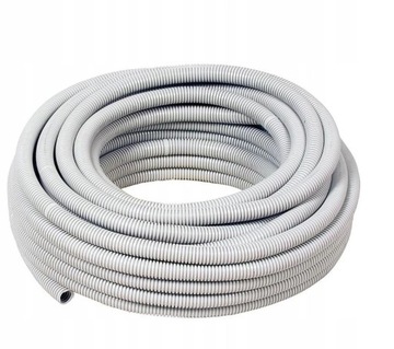 ТРУБА ГОФРИРОВАННАЯ РКГЛ 20 СЕРАЯ 320Н + ПИЛОТ АКС 444034 50М