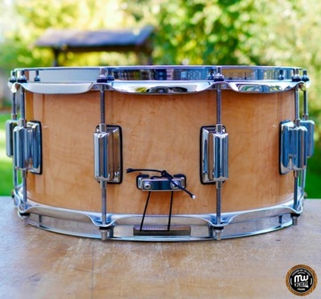 Винтажный малый барабан Rogers Birdseye Maple 14 x 6,5 дюймов
