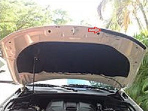 ПРОКЛАДКА КАПОТА ЛЕВАЯ JEEP GRAND CHEROKEE WK2