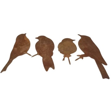 Птица Силуэт Украшение Металлические Птицы