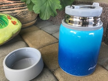 TERMOS OBIADOWY 530 ml LUNCH BOX NA ŻYWNOŚĆ ZUPĘ stalowy menażka 0,5L