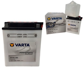 AKUMULATOR YB14L-B2/B14L-B2 12V 14Ah 190A VARTA NAJNOWSZY MODEL