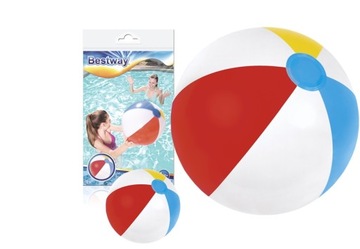 Duża pompowana piłka plażowa 51 cm Bestway 31021