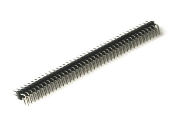 Złącze Goldpin podwójne 2x40 kątowe