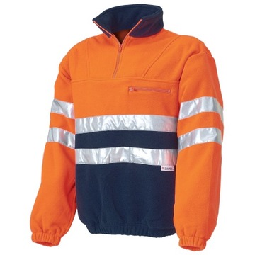Bluza Robocza Polarowa Odblaskowa Pomarańczowa 3XL