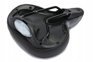 SIODEŁKO ROWEROWE MIĘKKIE PIANKA LAMPKA LAMPA LED
