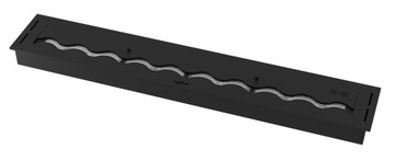BIOKOMINEK czarny PALNIK 1200mm FALA bezpieczny