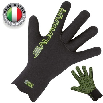 RĘKAWICE neoprenowe nurkowe łowiectwo SALVIMAR morsowanie COMFORT 5mm r S/7