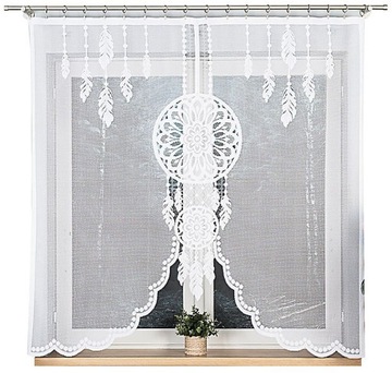 PANEL AŻUR FIRANA EKRAN ŻAKARD ŁAPACZ SNÓW 160x160