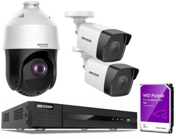 ZESTAW MONITORINGU Kamera obrotowa IP Zoom x15 FHD