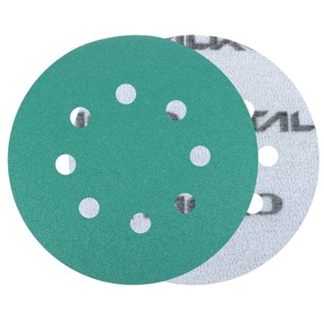 PAPIER ŚCIERNY 125MM NA RZEP KRĄŻKI P120 50szt