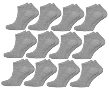 12x SKARPETKI niskie stopki BAMBUSOWE rozm. 40-43