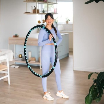 HULA HOP MASUJĄCE Z MAGNESAMI 98CM HMS HHP006 MASAŻER ODCHUDZAJĄCE