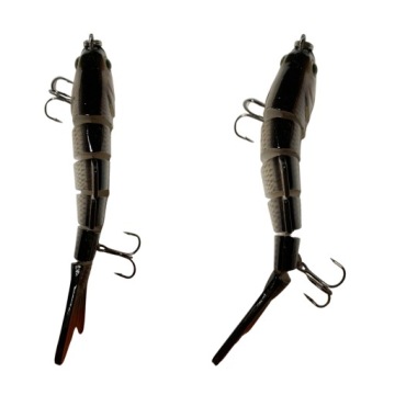 ПРИМАНКА, ВОБЛЕР, тонущая, СЛОМАННАЯ, 6 сегментов, ЩУКА