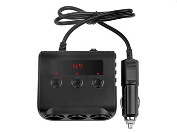 Дистрибьютор 3X розетка LIGER 12-24V 4X USB