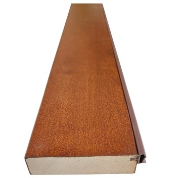 ДЕРЕВЯННЫЙ ПОРОГ ЛАКИРОВАННЫЙ С УПЛОТНЕНИЕМ ДВЕРНОЙ ПОРОГ 90x8,5x2,5 см