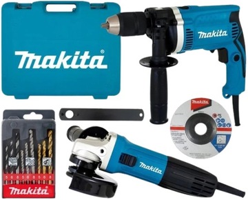 Zestaw narzędzi w walizce MAKITA DK0050X1 Szlifierka kątowa Wiertarka 4 el.
