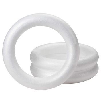 OPONKI RING STYROPIANOWY DO OZDABIANIA 20CM