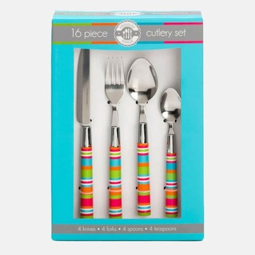 FLAMEFIELD CUTLERY STRIPES zestaw sztućcy
