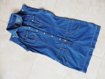 BENETTON _____ LETNIA SUKIENKA JEANS R. XS