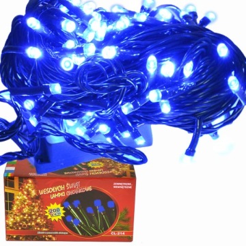 Lampki Choinkowe LED 200 Programator 8 KOLORÓW FV