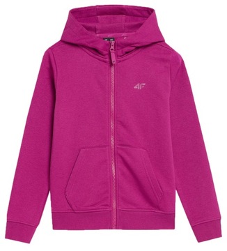 4F bluza dziecięca bawełna różowy TSWSF636 rozmiar 134