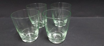 4 литровых стакана, светло-зеленый винтажный стакан