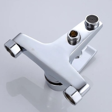 BATERIA WANNOWA PRYSZNICOWA ŚCIENNA KRAN DO WANNY ŁAZIENKOWA