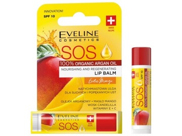 EVELINE SOS Lip Balm Balsam do ust odżywczo-regenerujący Exotic Mango