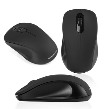 CICHA BEZKLIKOWA MYSZ Modecom MC-WM10S bezprzewodowa do laptopa + podkładka