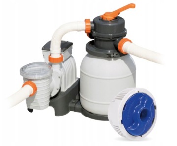 Насос для песочного фильтра Bestway Flowclear 5678 л/ч Chemconnect