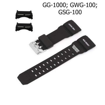 PASEK DO ZEGARKA CASIO - GG-1000 - CZARNY - GWG-100 GSG-100 28 mm zamiennik