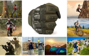 ПЕРЧАТКИ ИЗ ЭКО КОЖИ MOTOR QUAD TACTICAL TOUCH