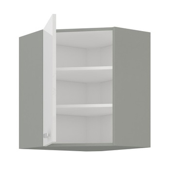 Meble kuchenne narożne 260x270 cm / biały połysk