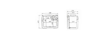 Холодильник с морозильной камерой, 40 л, -20°C, 12 В/24 В | 230 В, автомобильный компрессор Bluetooth