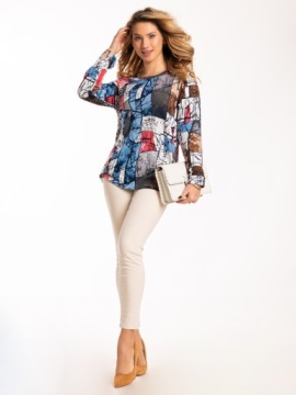Женская модная удобная блузка Много размеров