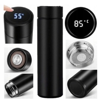 ТЕРМАЛЬНАЯ КРУЖКА THERMAL LED THERMAL 480 мл ДЛЯ КОФЕ И ЧАЯ TOUCH ДЛЯ АВТОМОБИЛЯ