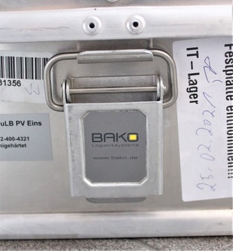 Герметичный чемодан. алюминий БАКО 57,5x38,5x17