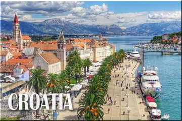 CHORWACJA TROGIR MORZE MAGNES MAGNESY NA LODÓWKĘ