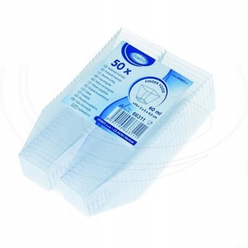 КОНТЕЙНЕРЫ ЧАШКИ КВАДРАТНЫЕ КРУЖКИ ДЛЯ ДЕСЕРТОВ ЗАКУСКИ 60МЛ + ЛОЖКИ 50