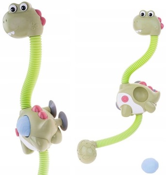 Dumel Wesoły prysznic Zakręcony DINO do kąpieli