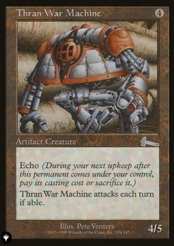 MTG MOM The List Thran War Machine