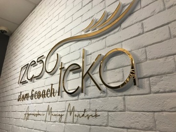 Litery 3D LOGO plexi styrodur NAPIS na ściane