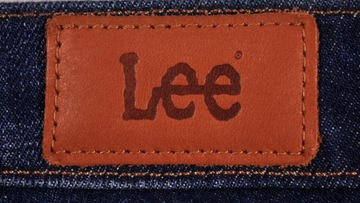 LEE spodnie HIGH blue NEW STRAIGHT _ W28 L33