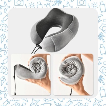 ПОДУШКА ДЛЯ ТУРИСТИЧЕСКОГО ПУТЕШЕСТВИЯ, ПЕРЕСЕЧЕНИЕ ШЕИ, ПОДГОЛОВНИК АВТОМОБИЛЯ, ПАМЯТЬ