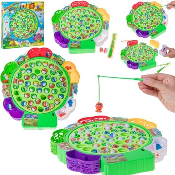 GRA ŁOWIENIE RYBEK GRA ZRĘCZNOŚCIOWA RODZINNA FISHING GAME ZŁAP RYBKI