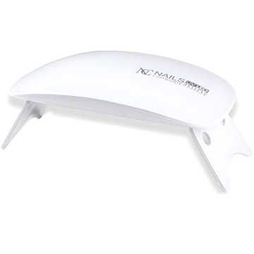 Nails Company Lampa Do Paznokci UV/LED Mini Podręczna Przenośna 6W Biała
