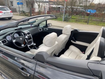Peugeot 307 I Cabrio 2.0 16V 136KM 2004 Peugeot 307 CC CABRIOLET HARDTOP JASNE SKORY GRZANE FOTELE KLIMATYZACJA CZ, zdjęcie 14