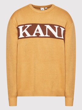 Karl Kani Sweter Retro Block Knit 6020314 Brązowy Regular Fit