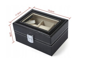 Pudełko Szkatułka Organizer na Zegarki 3szt Etui Pomysł na Prezent